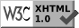 Valid XHTML 1.0 Transitional